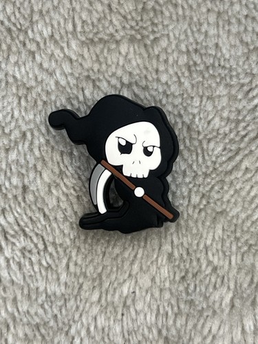 Grim reaper croc charm - croc,