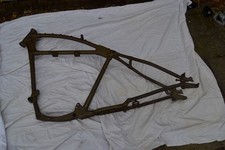 1926 Harley Davidson Frame In Original Paint
