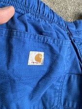 carhartt cargos men’s regular Large light blue combat workwear casual trousers