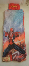 Kids Spiderman Sleeping Bag Bed in Storage Bag Great Condition