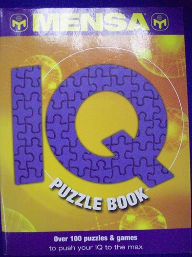 Puzzle book mensa - iq, book,mensa