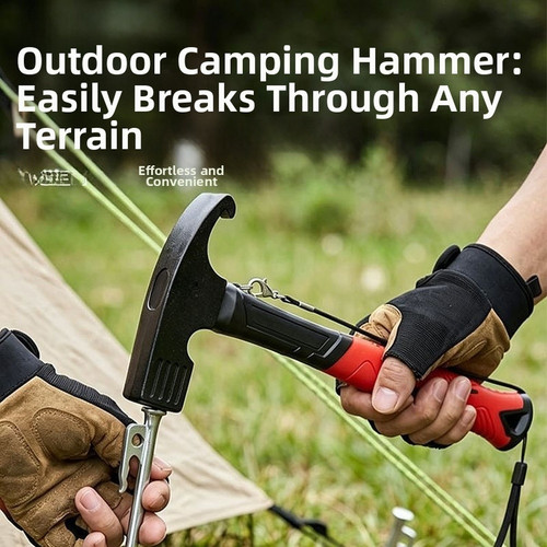 Camping hammer with high - hammer,