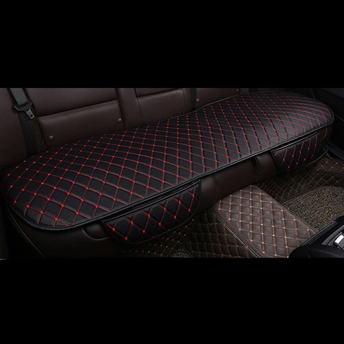 Black leather car back seat - pu,