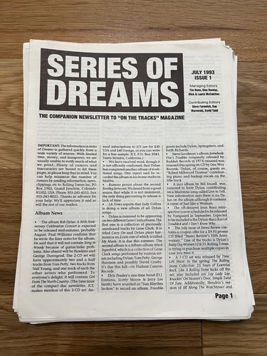 Series dreams bob - series, dylan