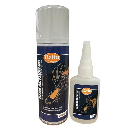 Betta aquatic hard scape glue - betta,