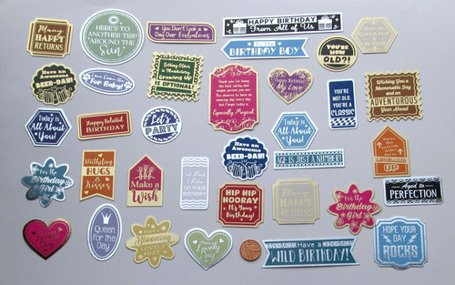 Hunkydory large foiled - 30,