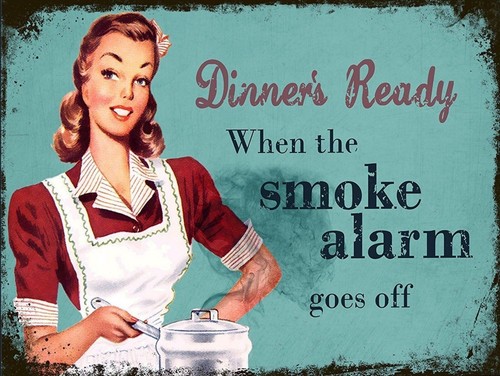 Dinners ready smoke metal - dinners,