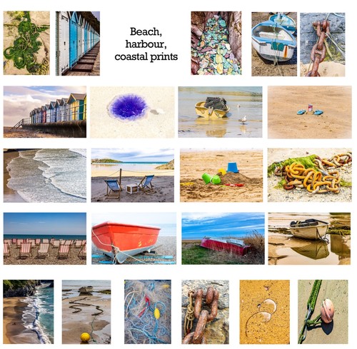 Beach and harbour wall - harbour, art