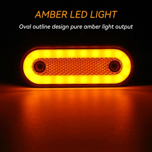 24v orange amber side 20 - 8x,