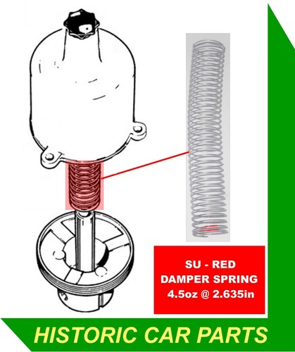 Red damper spring for - damper,