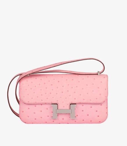 Hermès bubblegum ostrich - hermès,