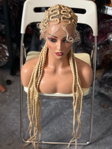 Blonde synthetic braided - blonde,