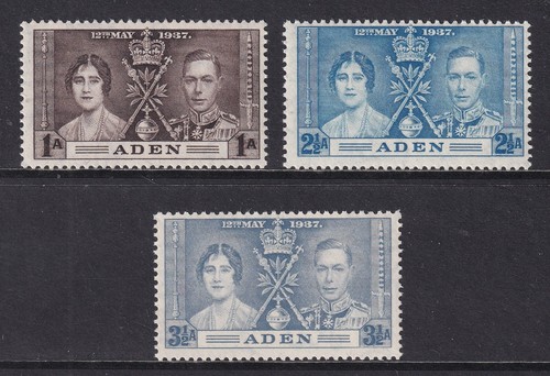 Aden 1937 kgvi coronation set - kgvi,