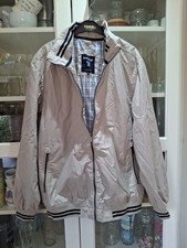 Men’s James Pringle Jacket Beige Zip Up Jacket Harrington Jacket