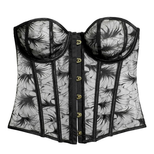 Fantasy lingerie black sheer - black,
