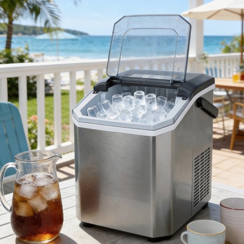 Portable countertop ice maker - ice,
