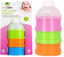Baby Milk Powder Dispenser X6 Storage Pots Formula Mix Container Snack BPA Free