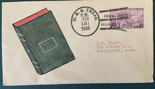 1938 abraham lincoln postal - 1938,