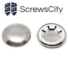 Nickel Capped Starlock Washers Shaft Retaining Push On Clips Cover Axle Cap AN83