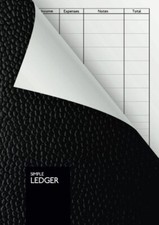 Simple Ledger: Cash Book | 110 pages | DIN A5 | Simple Income Expense Book | Bl