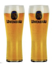 2 x Lowenbrau Nucleated Pint