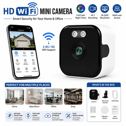 Window security camera - camera, 3mp