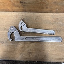 Vintage Britool 3151 & 3152 C Hook Spanners - Made in England