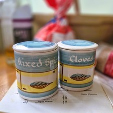 Rainham Pottery Storage Jars Cloves Mixed Spice 1960s Upchurch Link