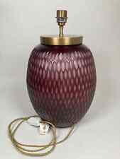 HECTOR FINCH - 50% OFF - Mala Table Lamp, Diamond Cut Glass, Large, Amethyst