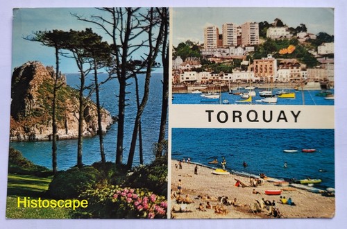Postcard used three - three, views