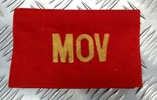 MOV Armband Red Adjustable Armlet Movement Control Personnel Faulty