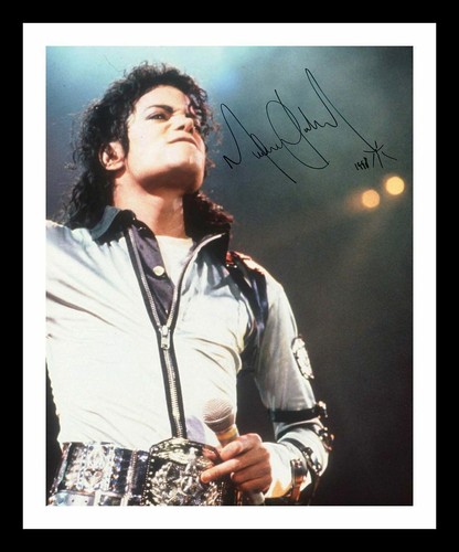 Michael jackson autograph - michael,