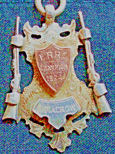 Sterling silver rifle - silver,