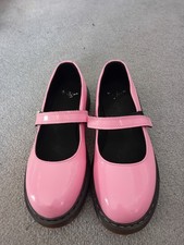 Doc Martens Pink Mary Jane Shoes Size 4