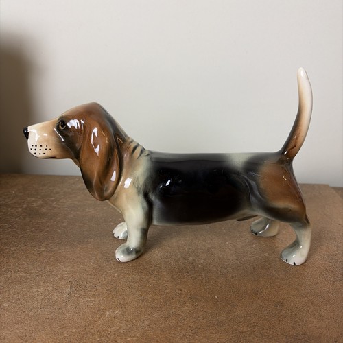 Vintage basset hound - basset, dog