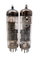 Matched Pair Mullard ECL86