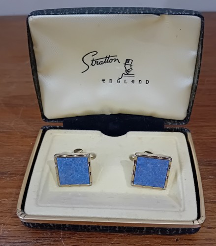 Vintage stratton cufflinks pat - vintage,