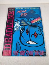Deadline No 13 1989 British Comic Magazine, Nov Tank Girl Atomic Baby Aliens 