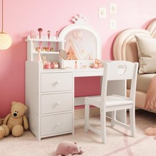 Girls vanity table chair - girls,