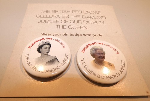 British red cross qeii - red, diamond
