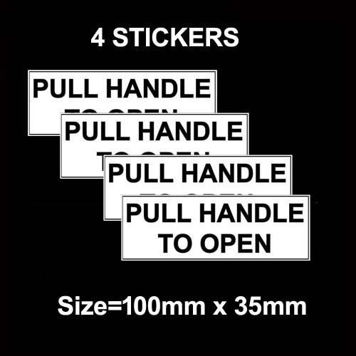 Stickers pull handle - pull, to