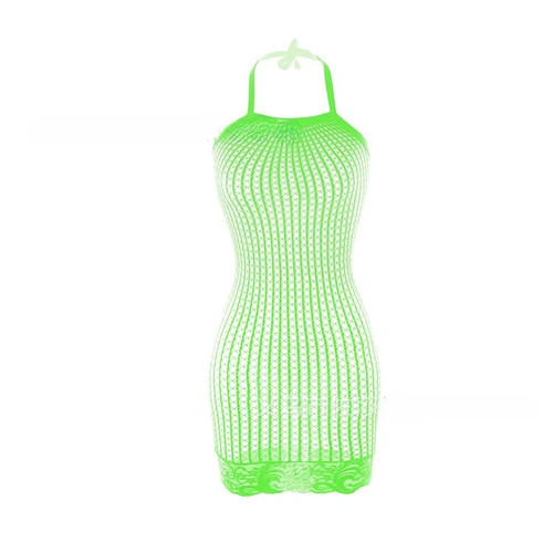 Fishnet bodycon cover dress - fishnet,