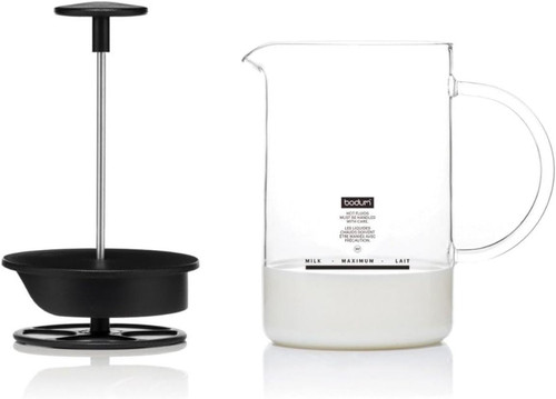 Milk frother black - milk, black/