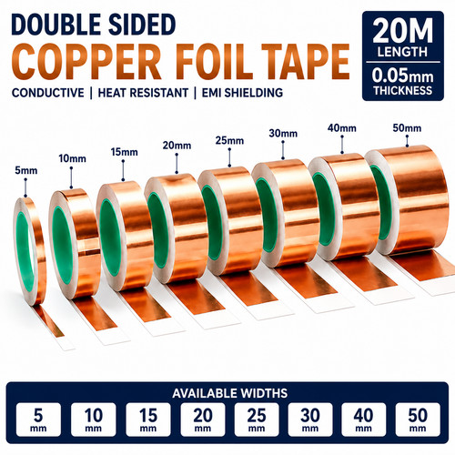 20m copper tape 20mm self - copper,