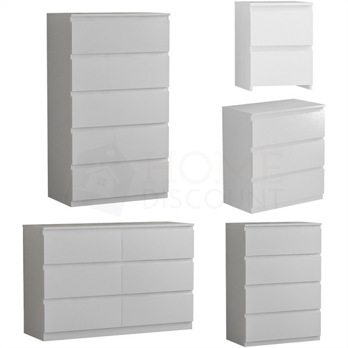 Modern white chest drawers - modern,