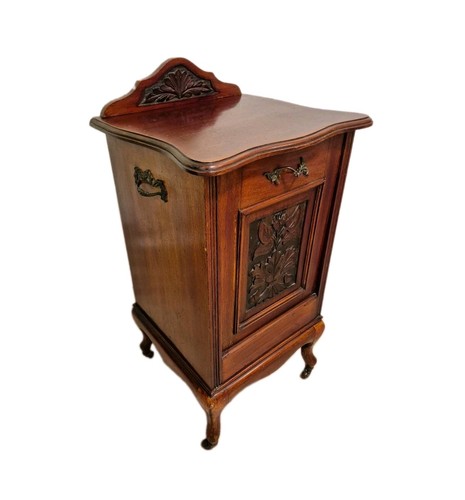 Antique c1900 mahogany coal - c1900,