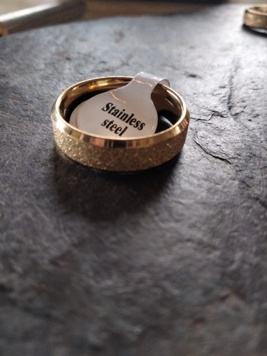 Unisex stainless steel gold - unisex,