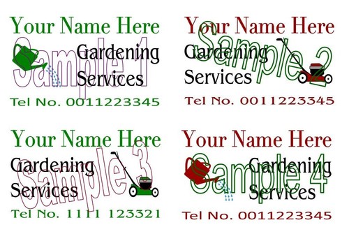 Gardening business cards - gardening,