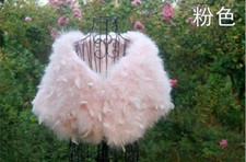 Wraps Shawl Ostrich Feather