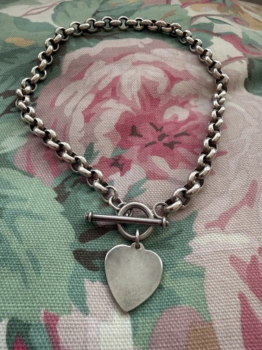 Sterling silver heart - silver,